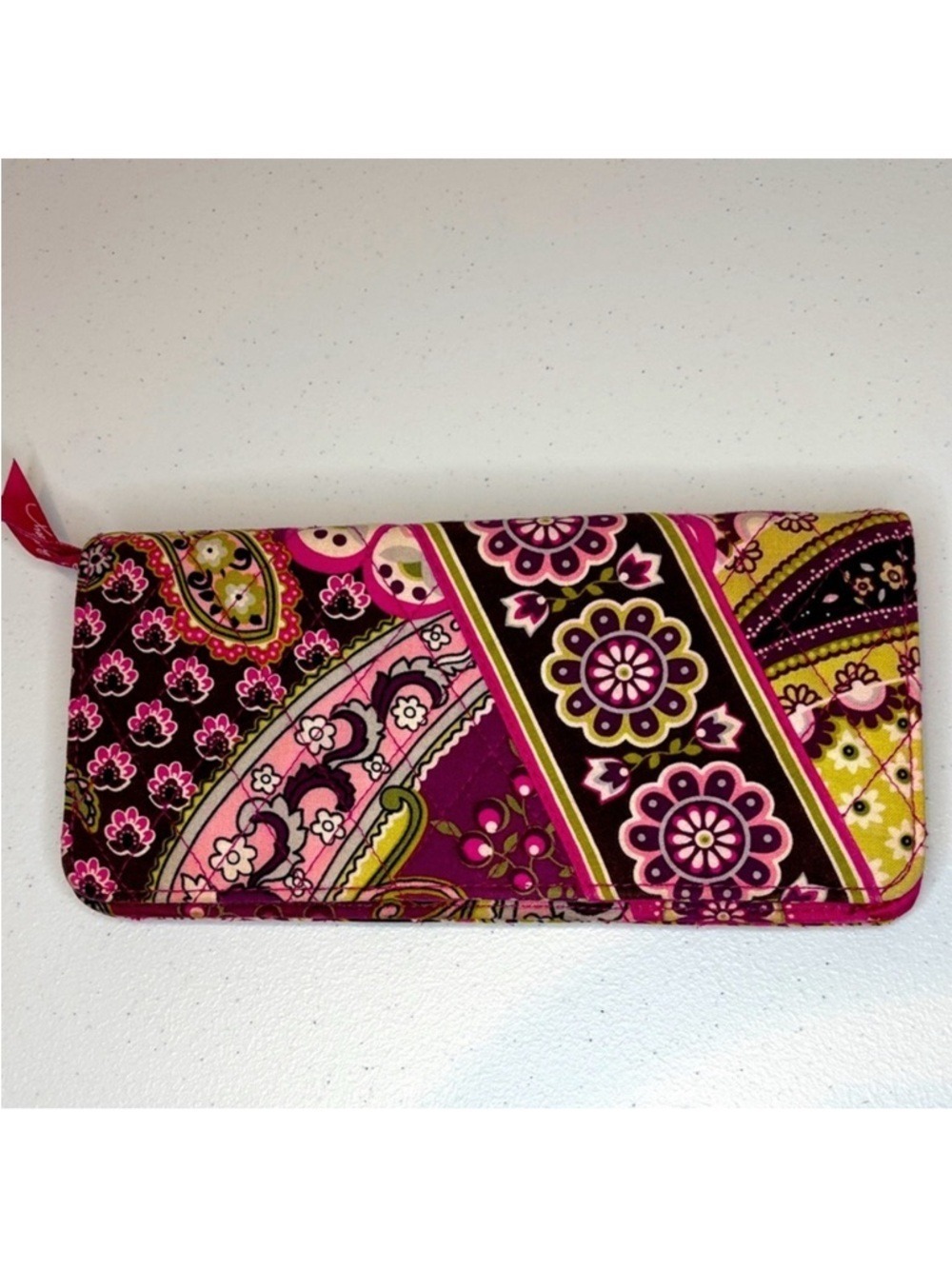 VERA BRADLEY Very Berry Paisley wallet pink purple patterned travel wallet